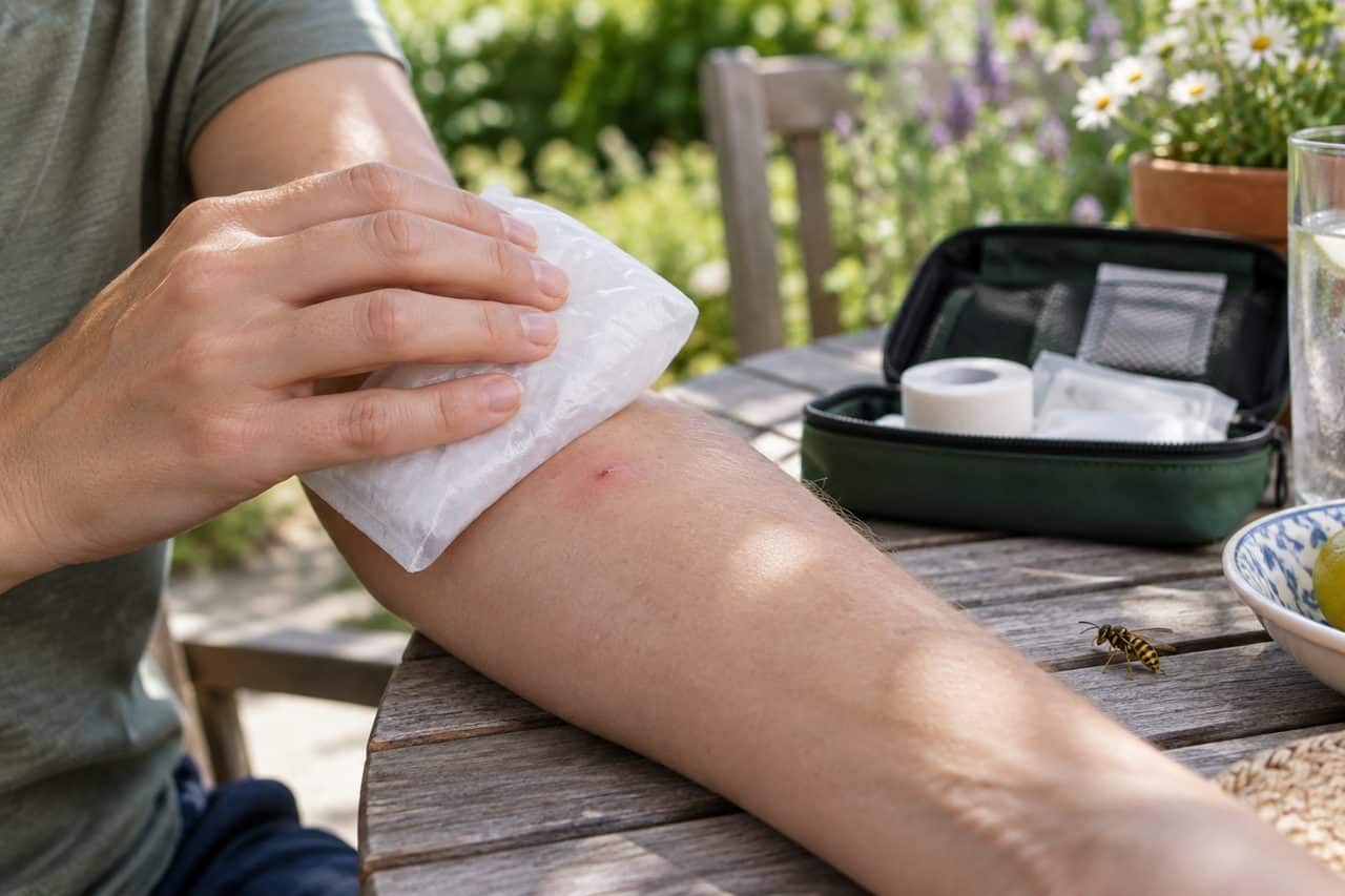 Que mettre sur une piqure de guêpe : gestes efficaces et signaux d’alerte